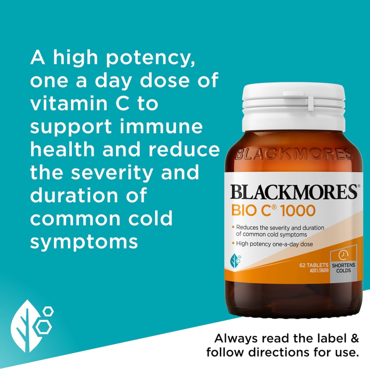 Thumbnail Blackmores Bio C 1000mg Vitamin C 62 Tablets