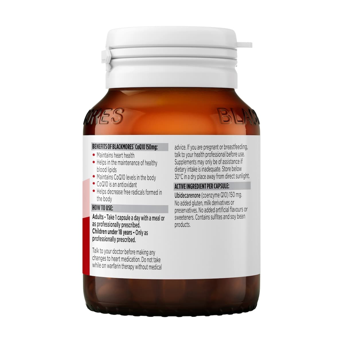 Thumbnail Blackmores CoQ10 150mg 30 Capsules