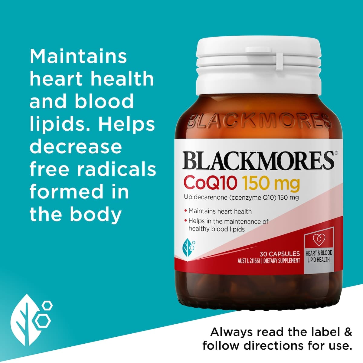 Thumbnail Blackmores CoQ10 150mg 30 Capsules