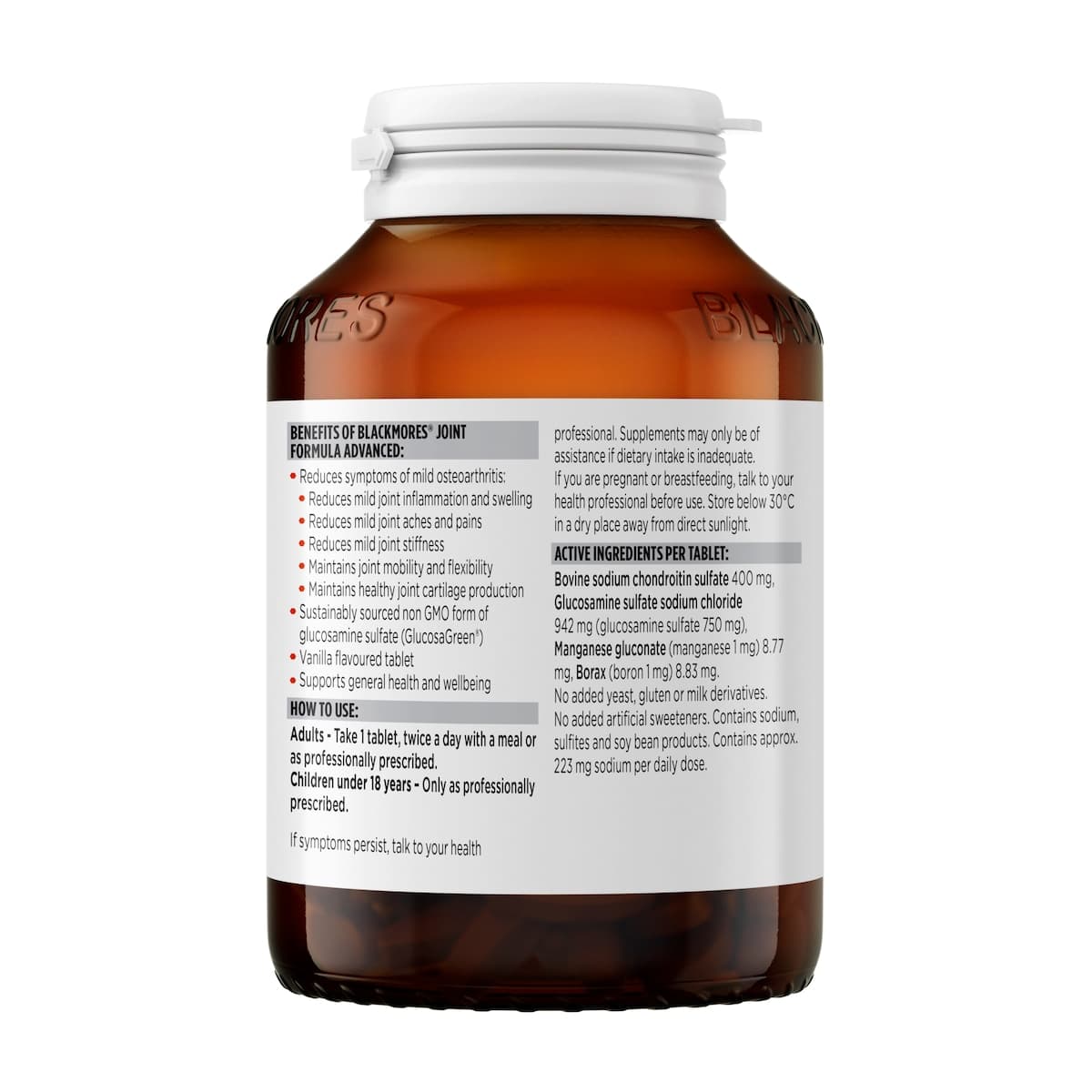 Thumbnail Blackmores Joint Formula Advanced 120 Tablets