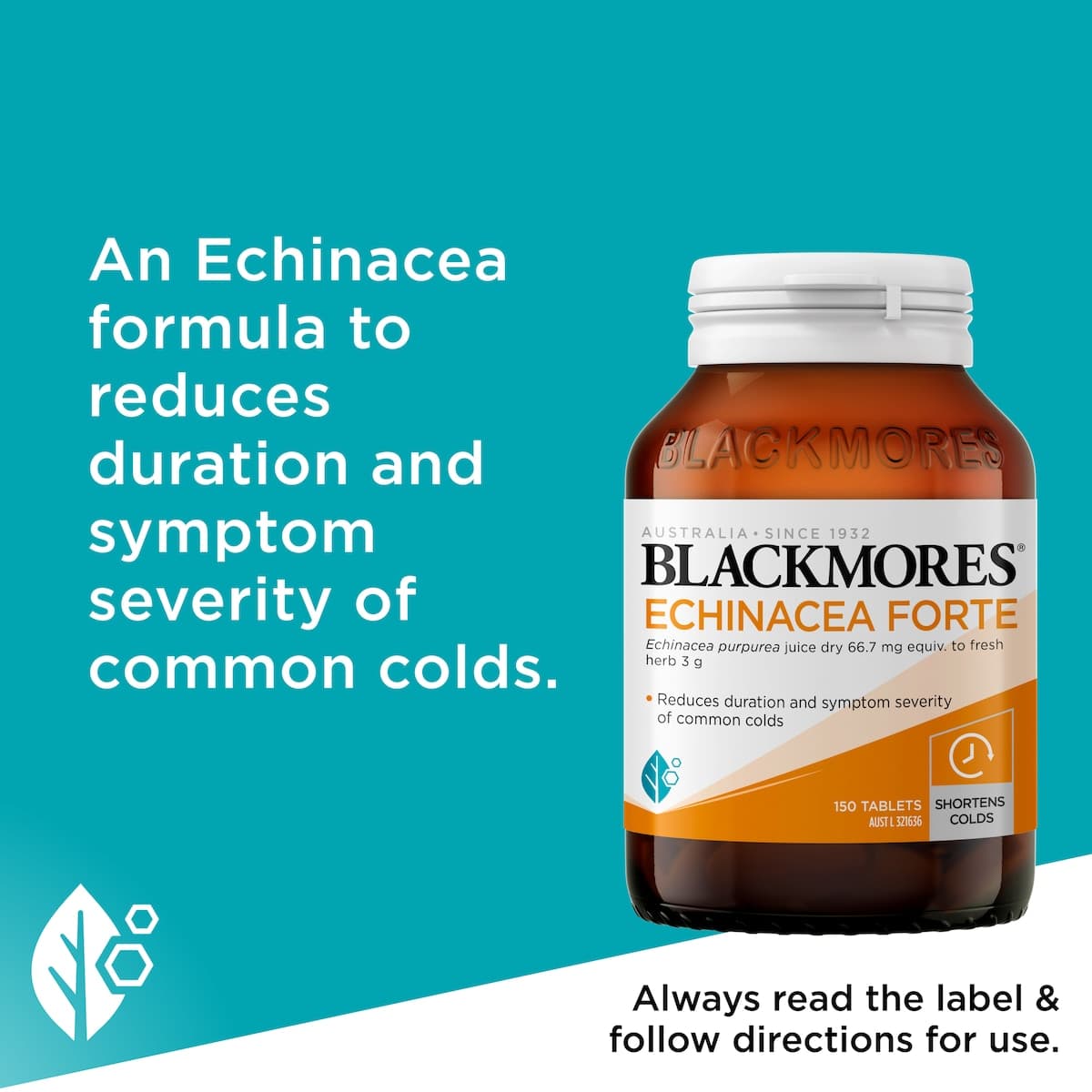 Thumbnail Blackmores Echinacea Forte 3000mg 150 Tablets