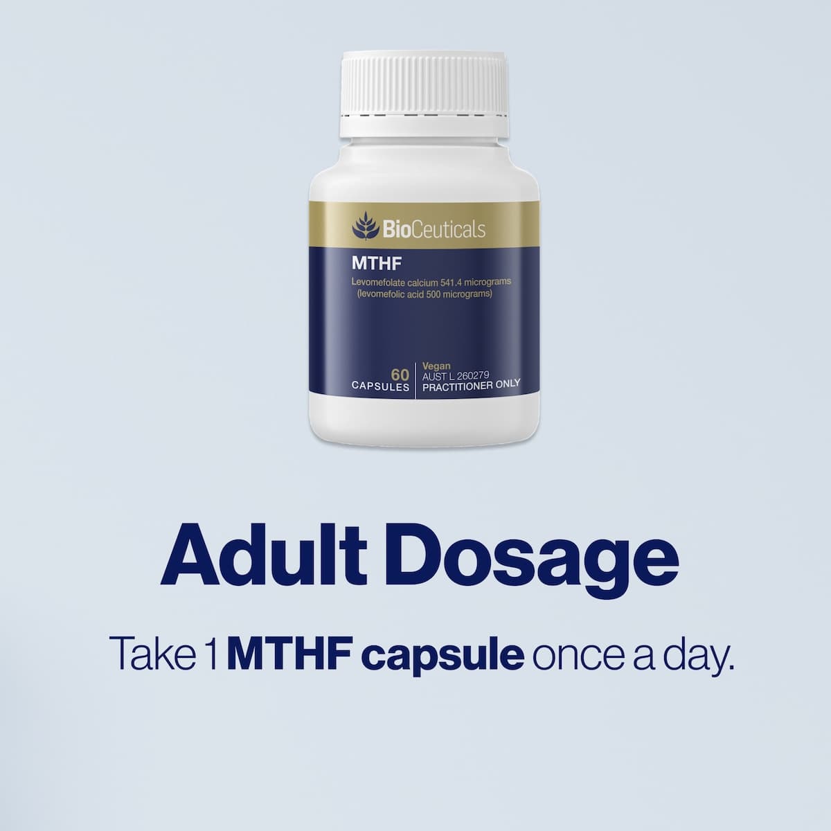 Thumbnail BioCeuticals MTHF 60 Capsules