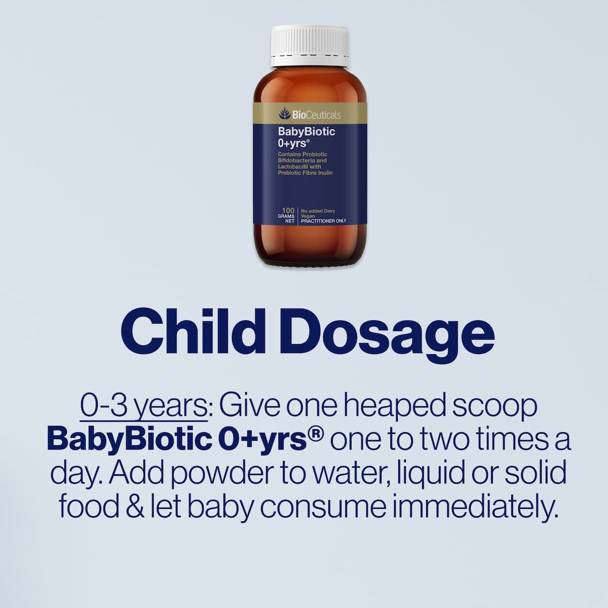 Thumbnail BioCeuticals BabyBiotic 0+ Years Powder 100g
