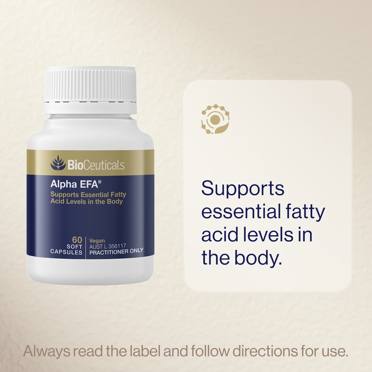 Thumbnail BioCeuticals Alpha EFA 60 Capsules
