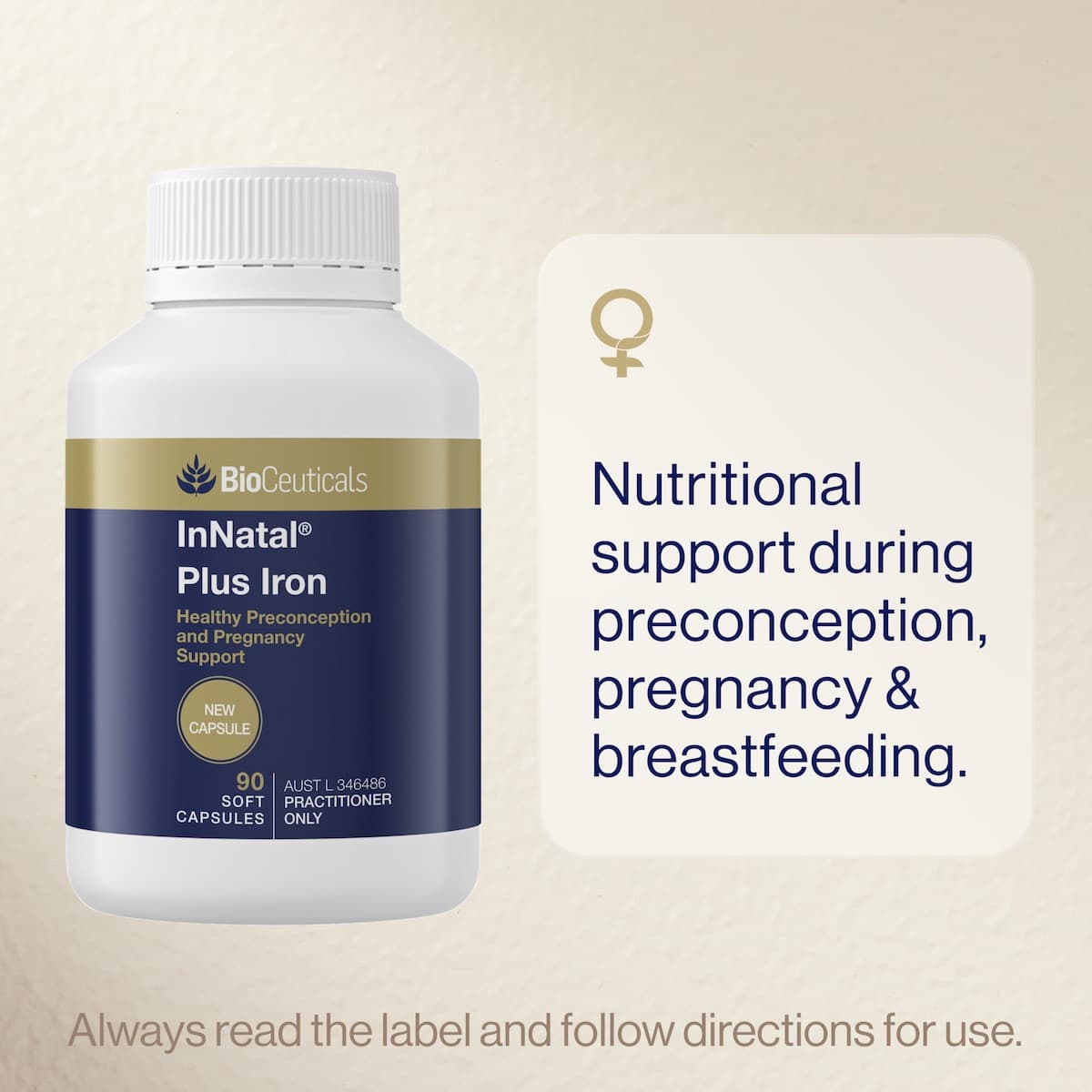 Thumbnail BioCeuticals InNatal Plus Iron 90 Capsules