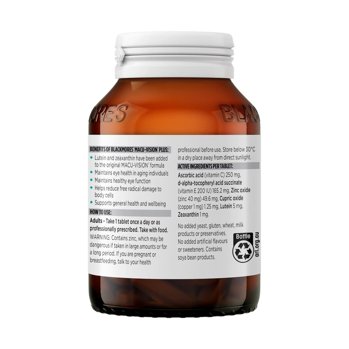Thumbnail Blackmores Macu-Vision Plus 120 Tablets