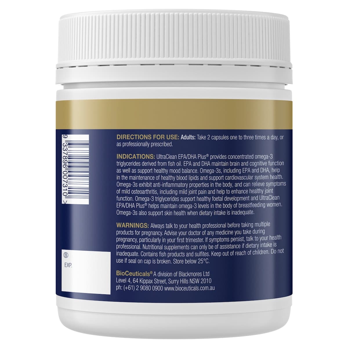 Thumbnail BioCeuticals UltraClean EPA/DHA Plus 240 Capsules