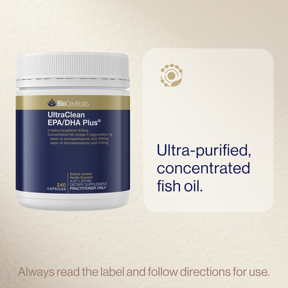 Thumbnail BioCeuticals UltraClean EPA/DHA Plus 240 Capsules