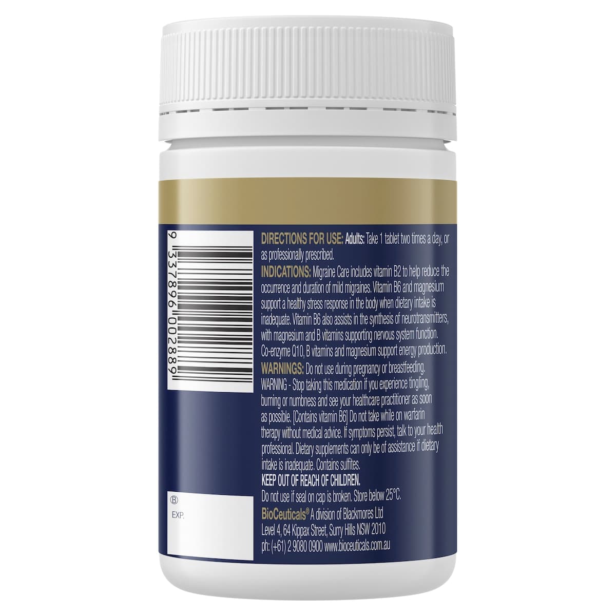 Thumbnail BioCeuticals Migraine Care 120 Tablets