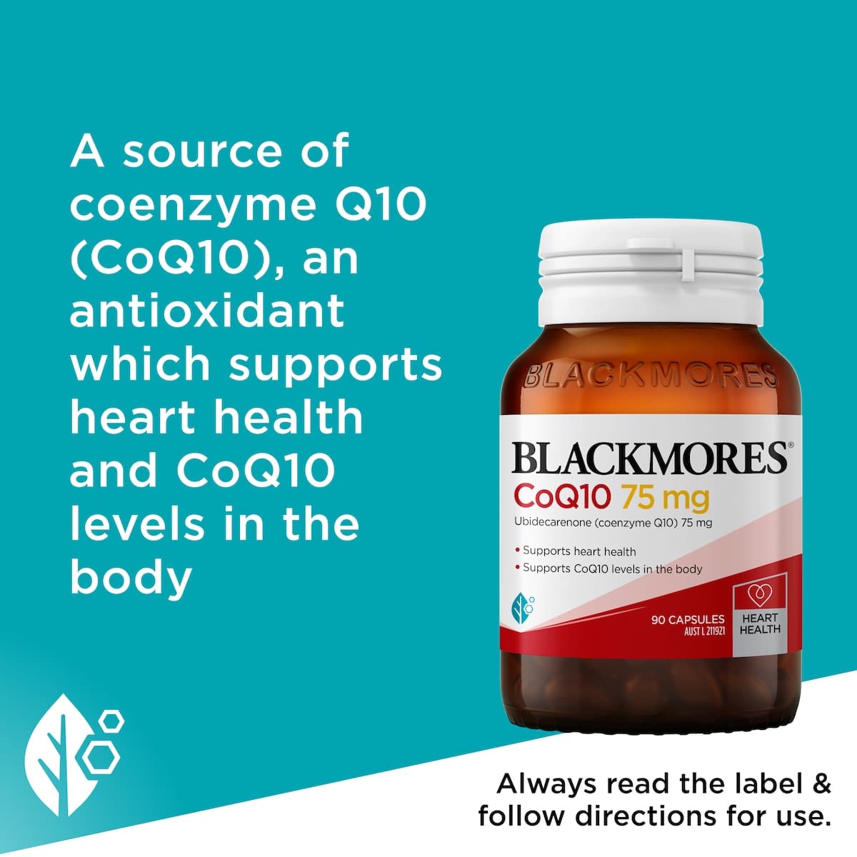 Thumbnail Blackmores CoQ10 75mg 90 Capsules