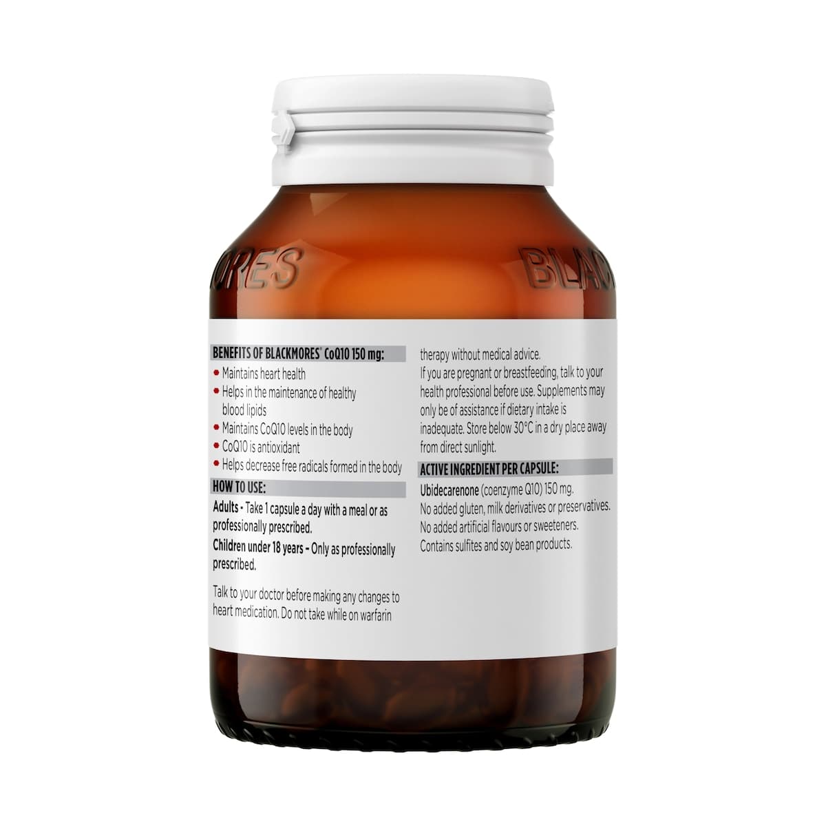 Thumbnail Blackmores CoQ10 150mg 90 Capsules