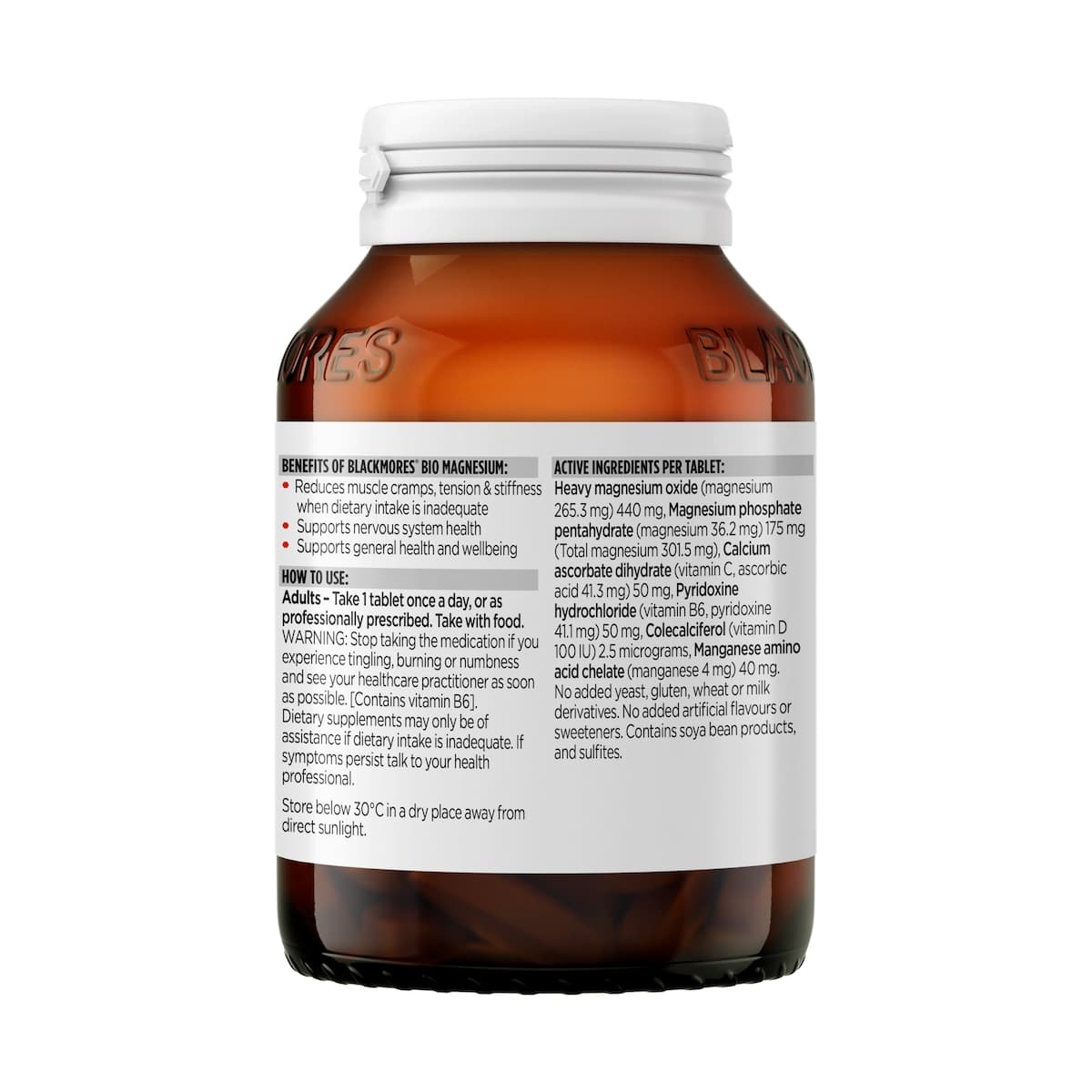 Thumbnail Blackmores Bio Magnesium 100 Tablets