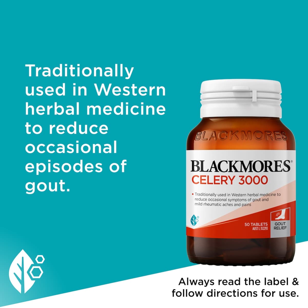Thumbnail Blackmores Celery 3000 50 Tablets