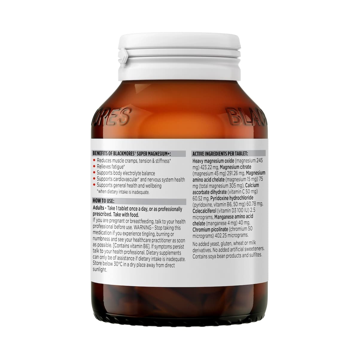 Thumbnail Blackmores Super Magnesium Plus 100 Tablets
