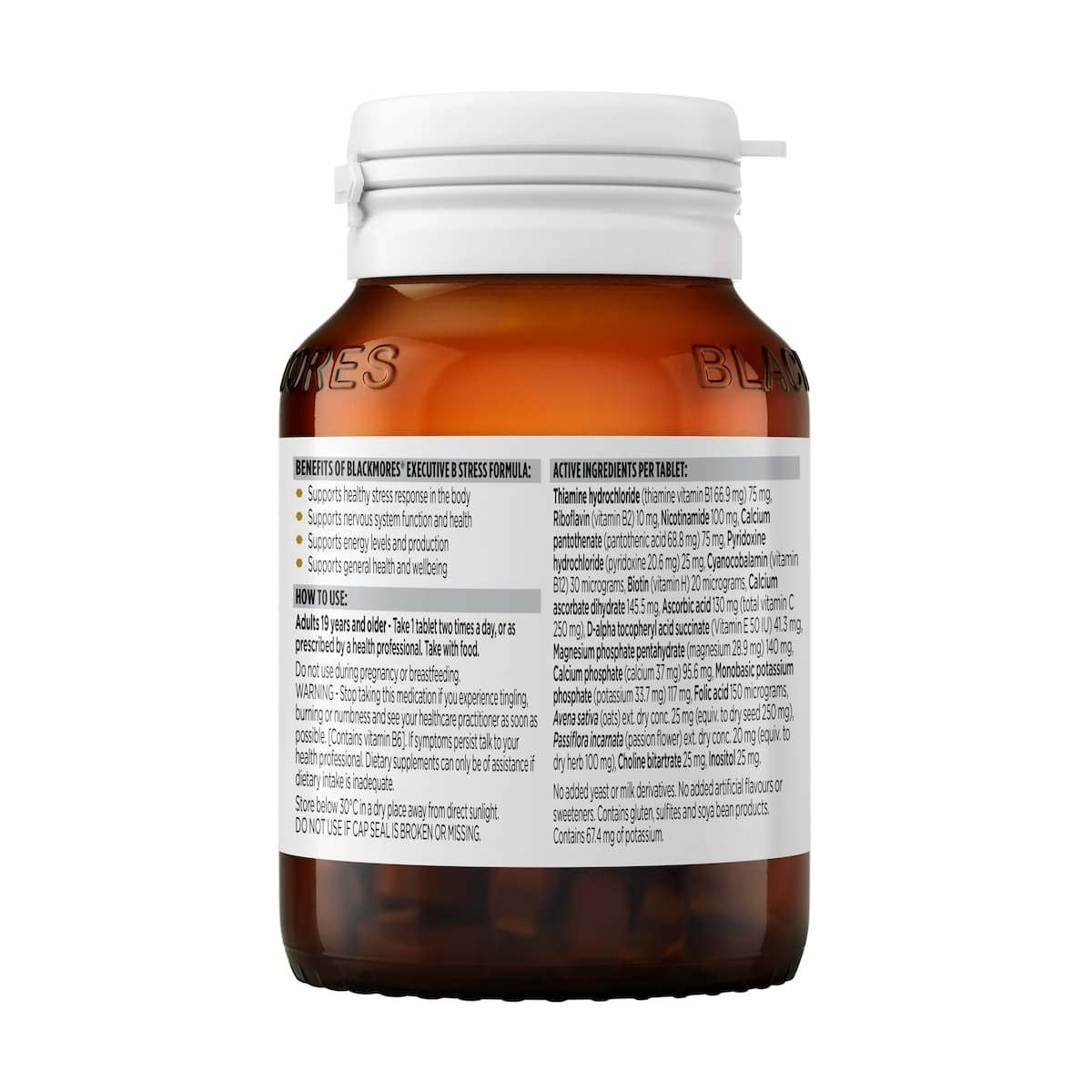 Thumbnail Blackmores Executive B Stress Formula 62 Tablets