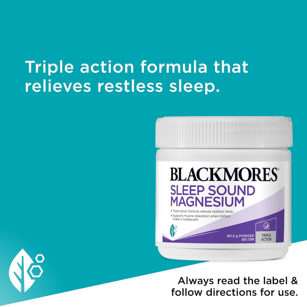 Thumbnail Blackmores Sleep Sound Magnesium Powder 187.5g