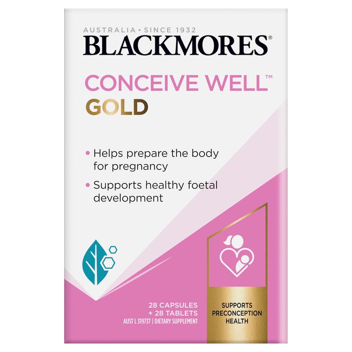 Thumbnail Blackmores Conceive Well Gold 56 Tablets + Capsules
