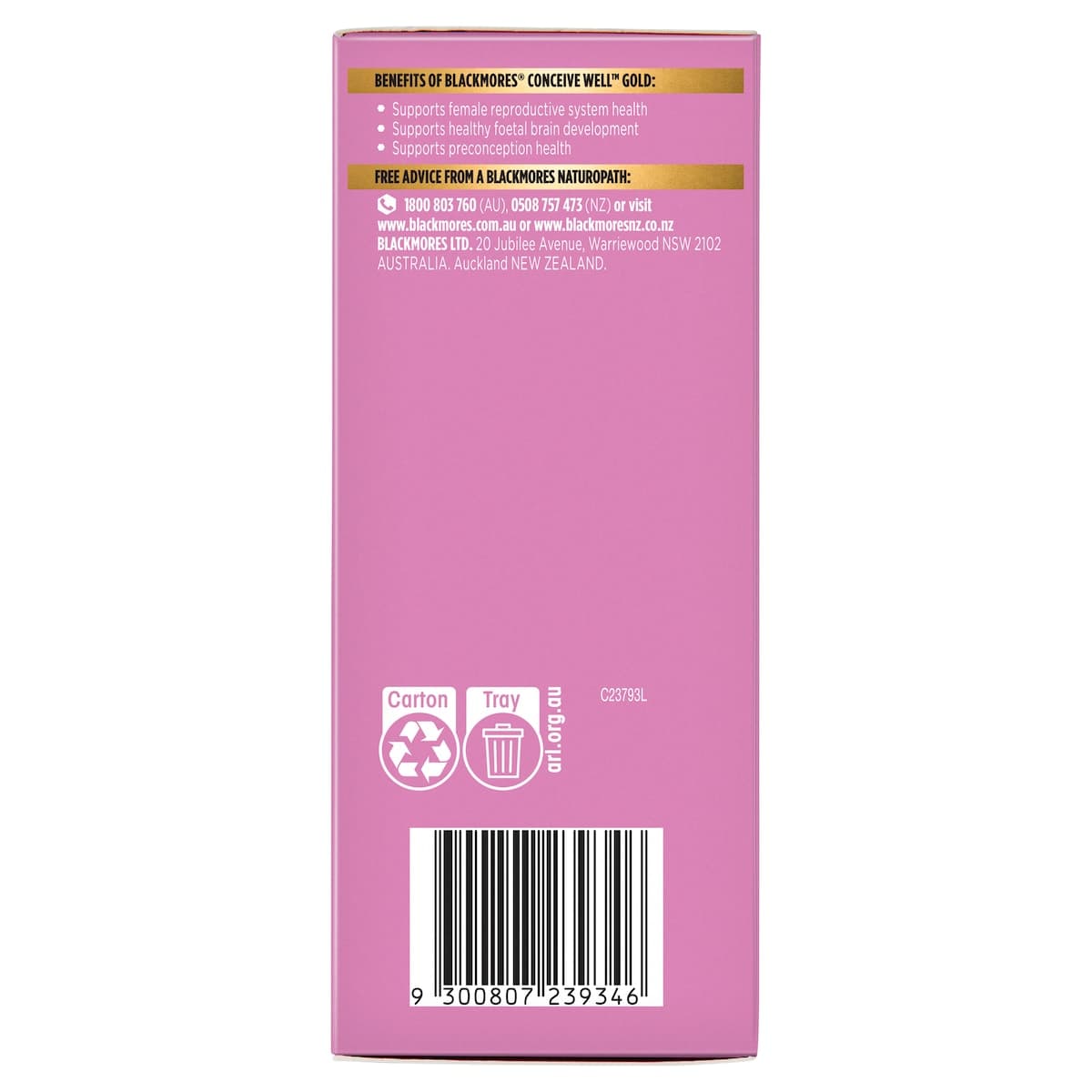 Thumbnail Blackmores Conceive Well Gold 56 Tablets + Capsules