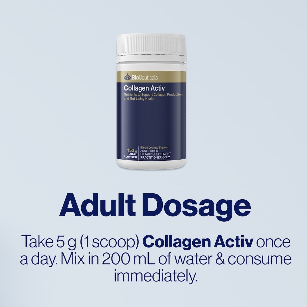 Thumbnail BioCeuticals Collagen Activ Powder Blood Orange Flavour 150g