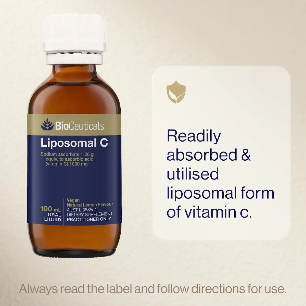 Thumbnail BioCeuticals Liposomal C 100ml