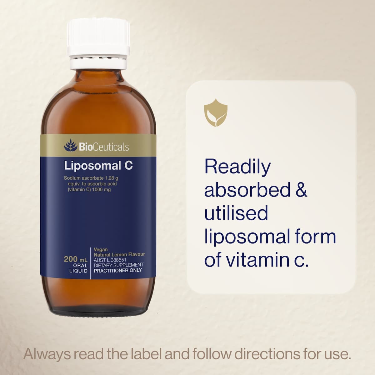 Thumbnail BioCeuticals Liposomal C 200ml