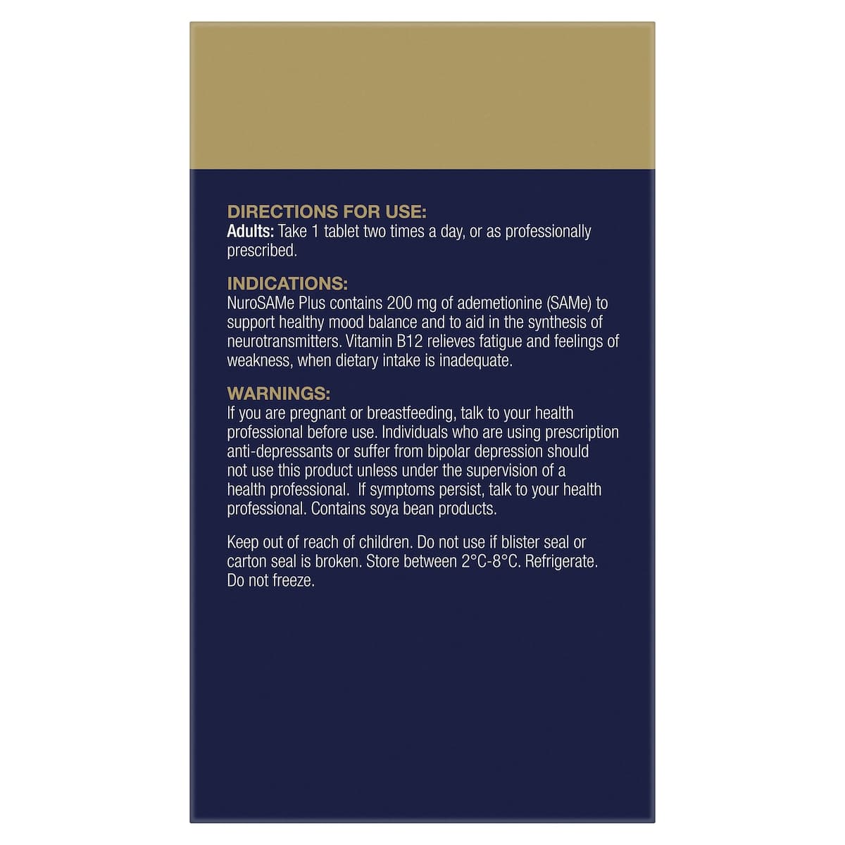 Thumbnail BioCeuticals NuroSAMe Plus 60 Tablets