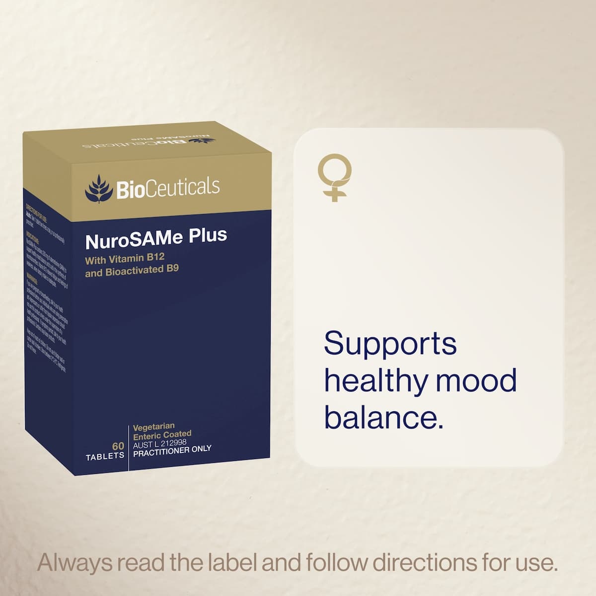 Thumbnail BioCeuticals NuroSAMe Plus 60 Tablets
