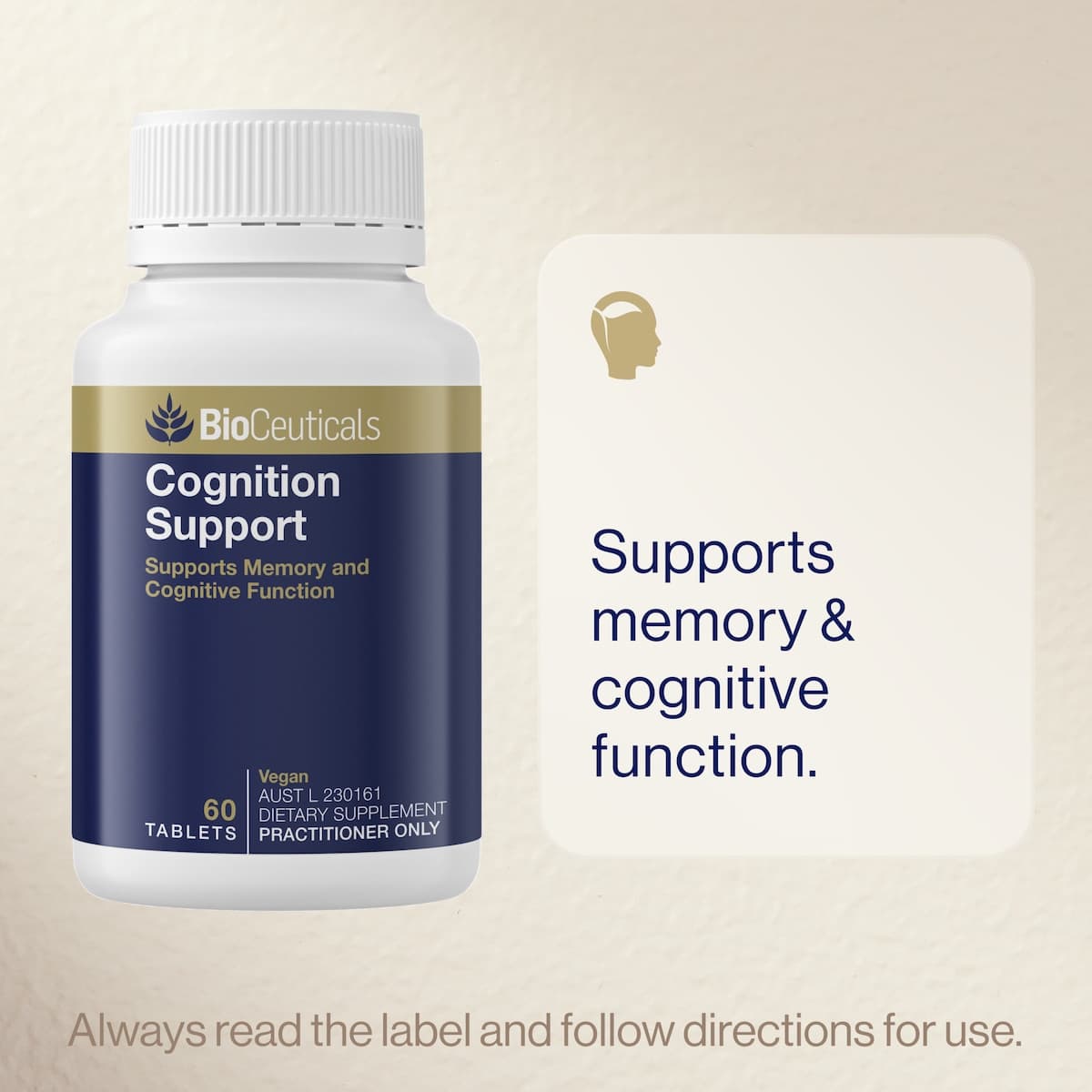 Thumbnail BioCeuticals Cognition Support 60 Tablets
