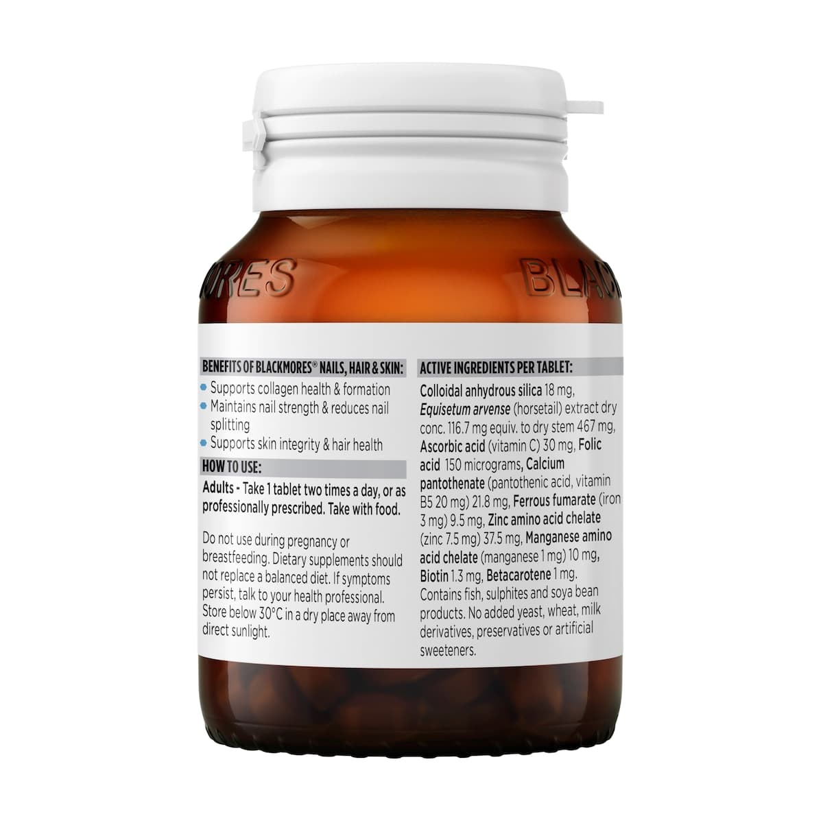 Thumbnail Blackmores Nails Hair & Skin 60 Tablets