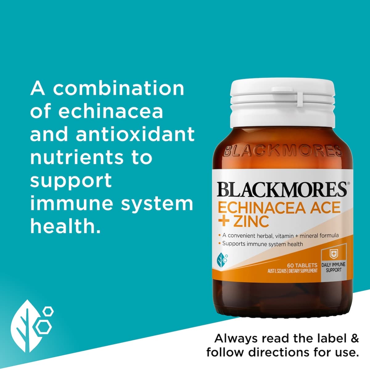 Thumbnail Blackmores Echinacea ACE + Zinc 60 Tablets