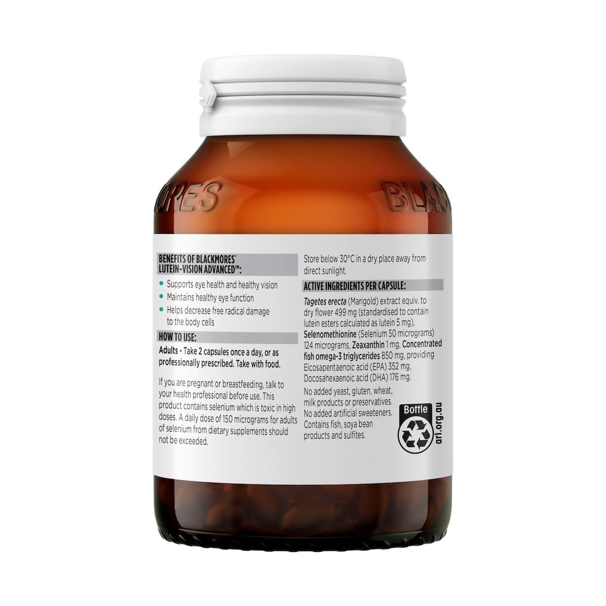 Thumbnail Blackmores Lutein Vision Advanced 60 Capsules