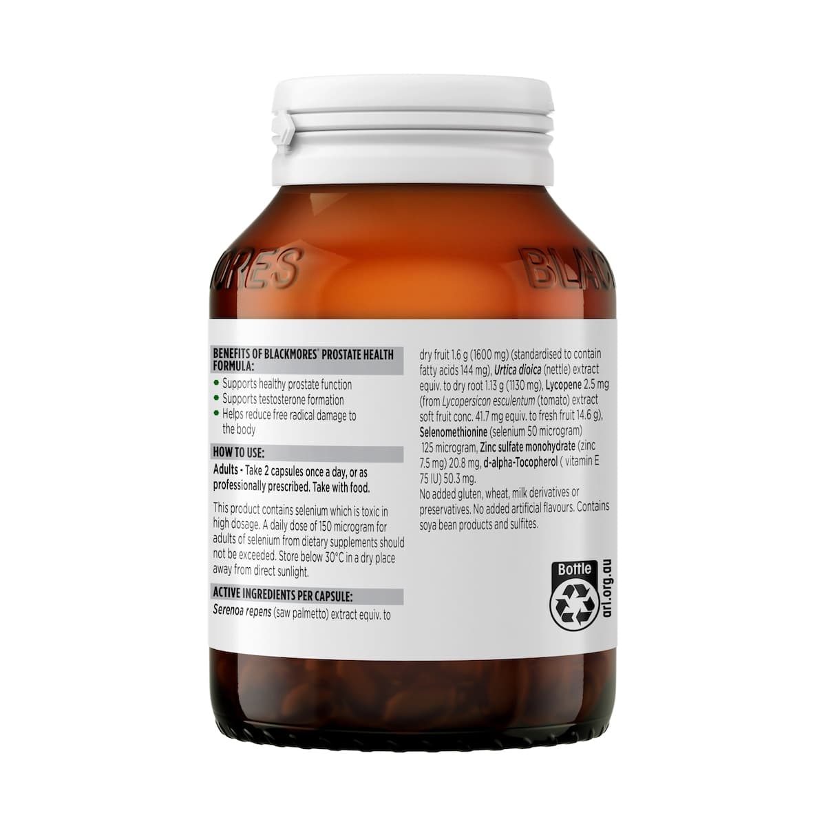 Thumbnail Blackmores Prostate Health Formula 60 Capsules