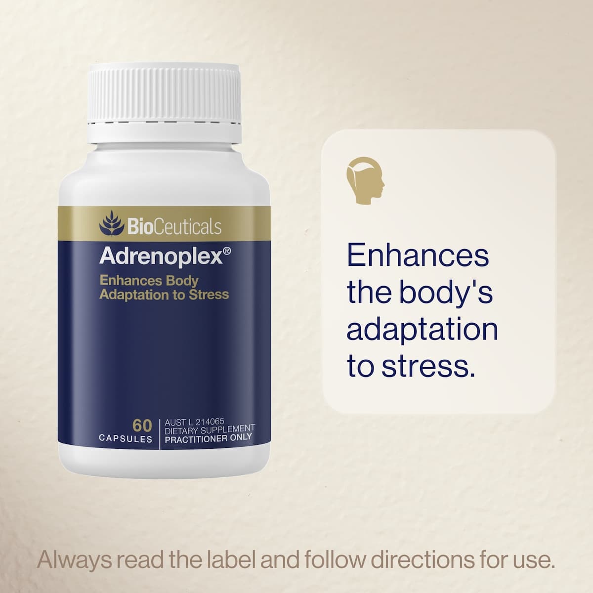 Thumbnail BioCeuticals Adrenoplex 60 Capsules