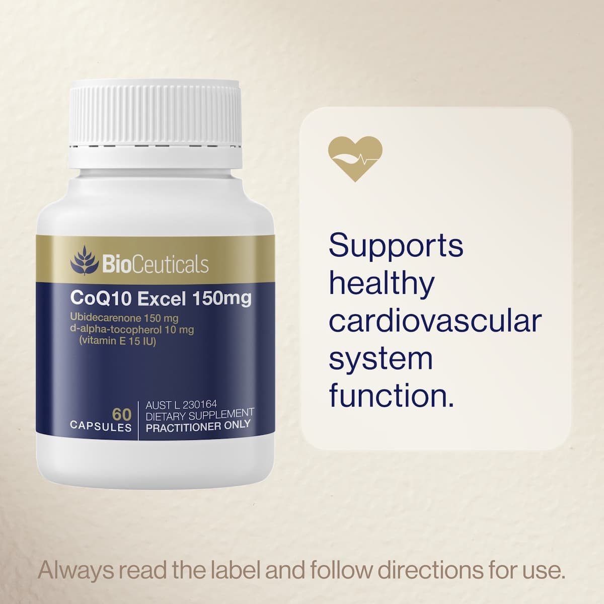 Thumbnail BioCeuticals CoQ10 Excel 150mg 60 Capsules