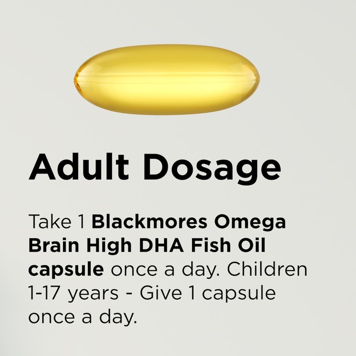 Thumbnail Blackmores Omega Brain High DHA Fish Oil 60 Capsules