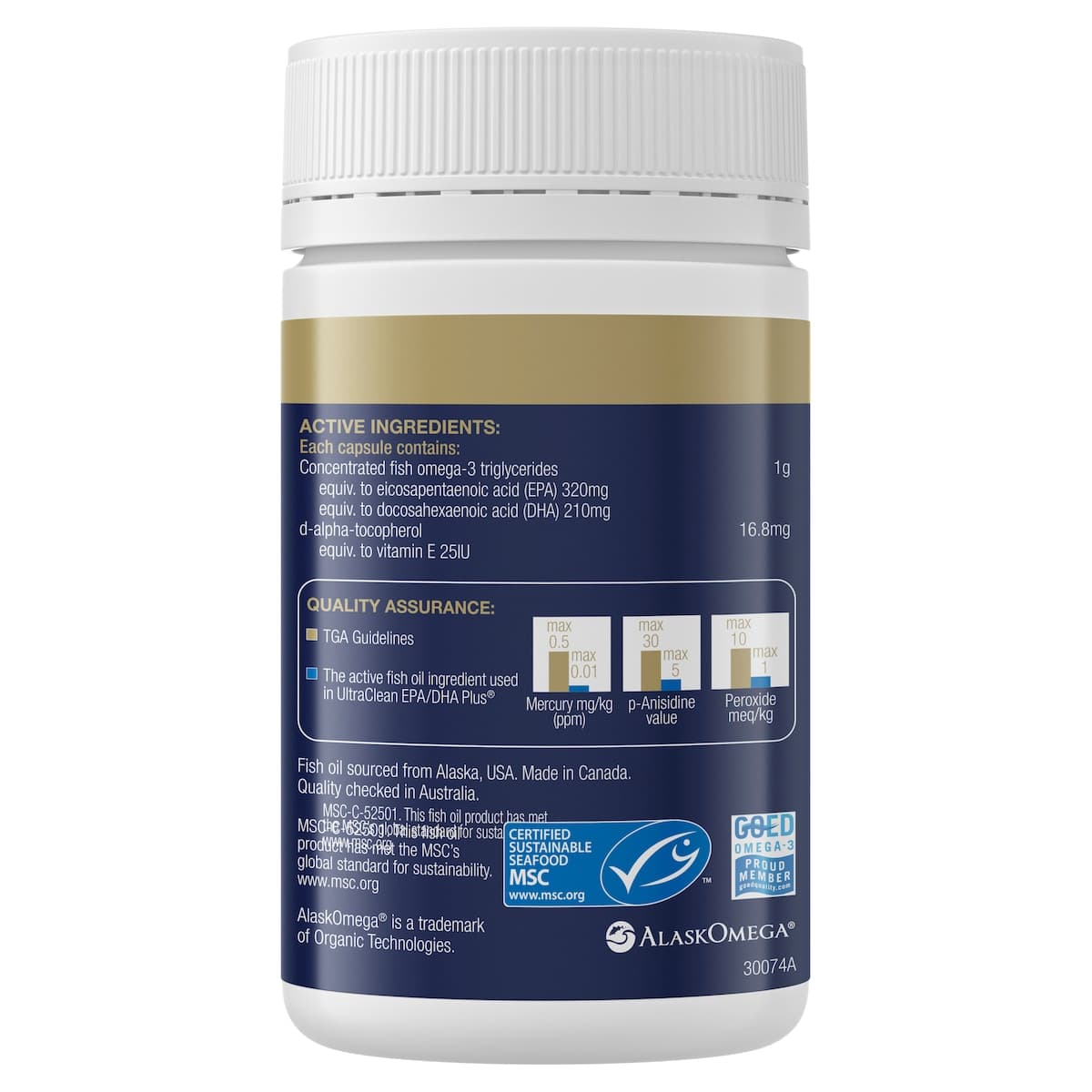 Thumbnail BioCeuticals UltraClean EPA/DHA Plus 120 Capsules