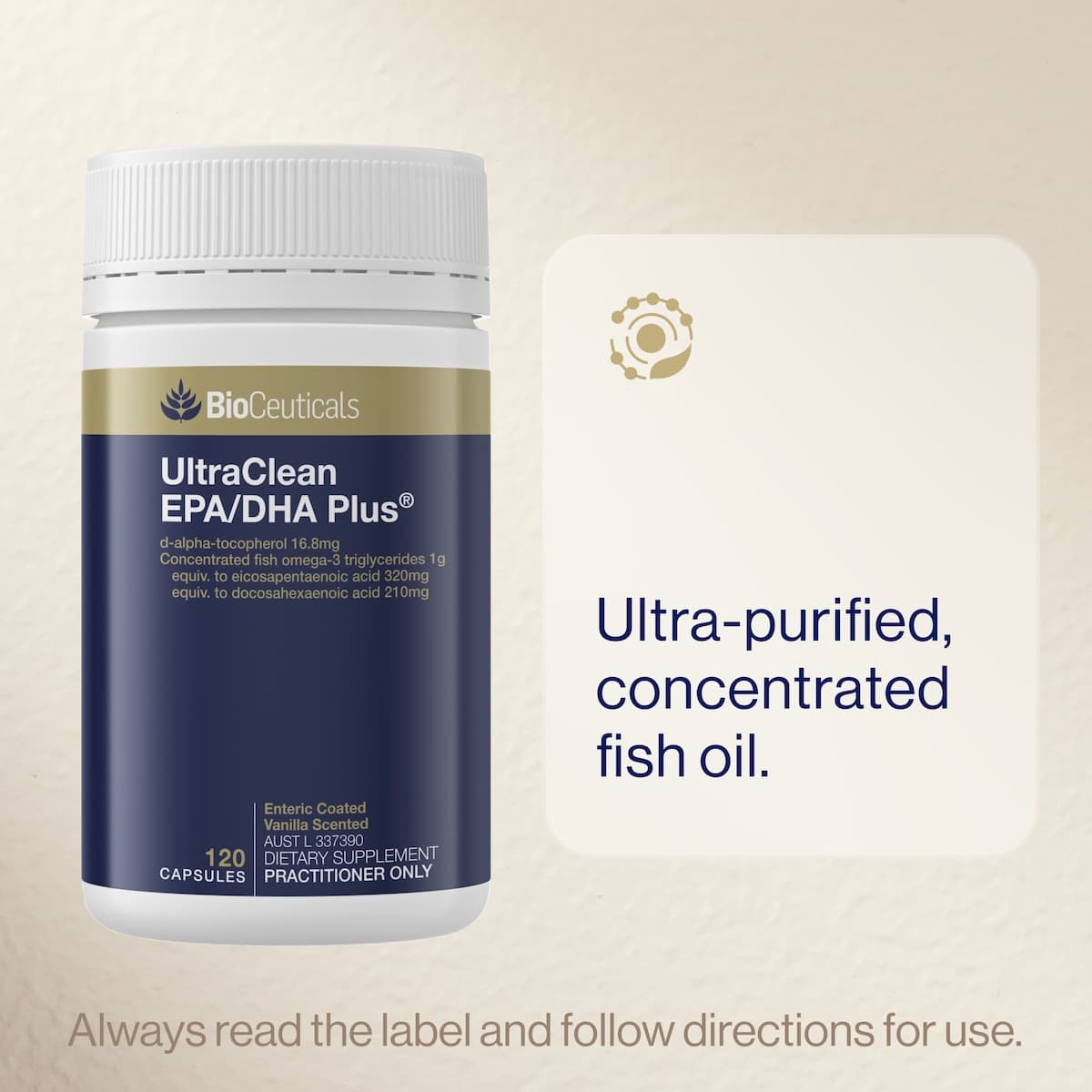 Thumbnail BioCeuticals UltraClean EPA/DHA Plus 120 Capsules