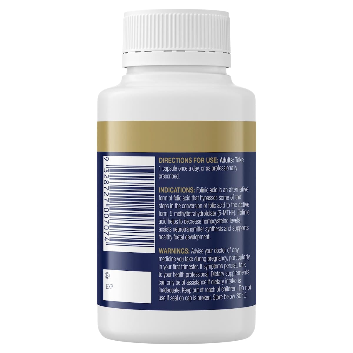Thumbnail BioCeuticals Folinic Acid 120 Capsules