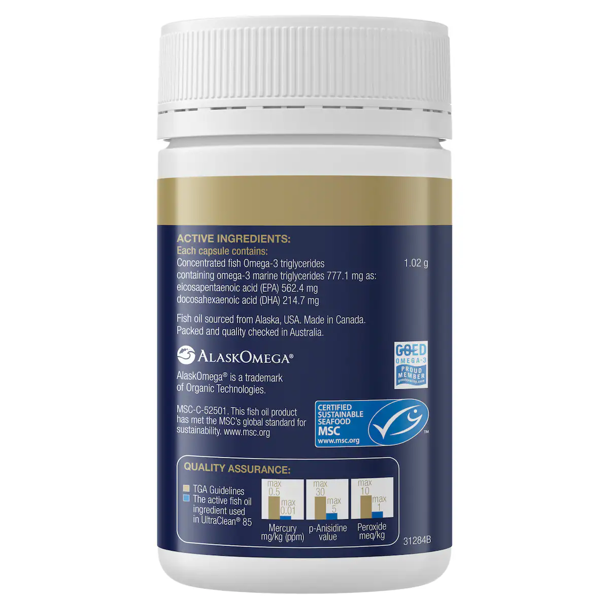 Thumbnail BioCeuticals UltraClean 85 120 Capsules