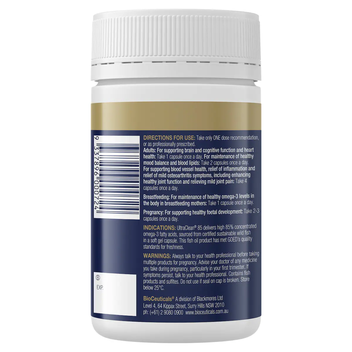 Thumbnail BioCeuticals UltraClean 85 120 Capsules