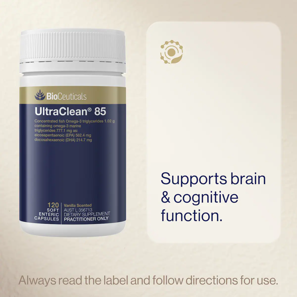 Thumbnail BioCeuticals UltraClean 85 120 Capsules