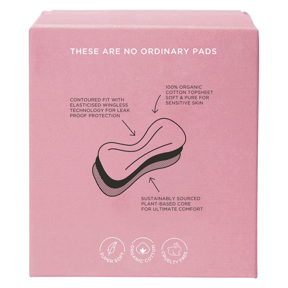 Thumbnail Tom Organic Maternity Pads Wingless 8 Pack