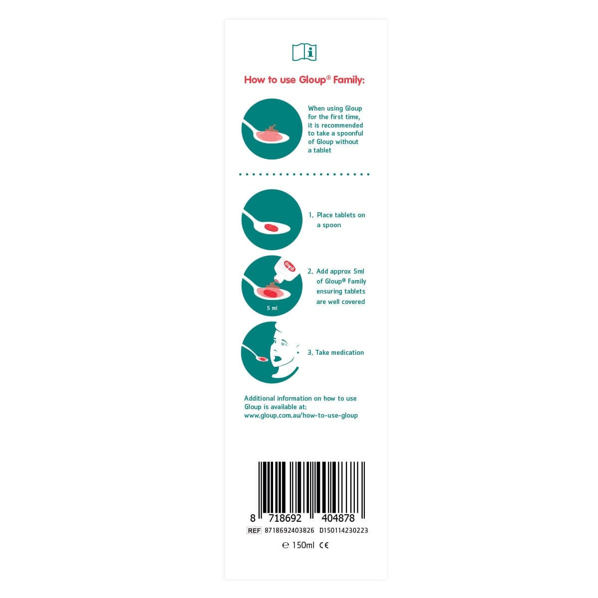 Thumbnail Gloup Family Medication Lubricant Lemon Lime 150ml
