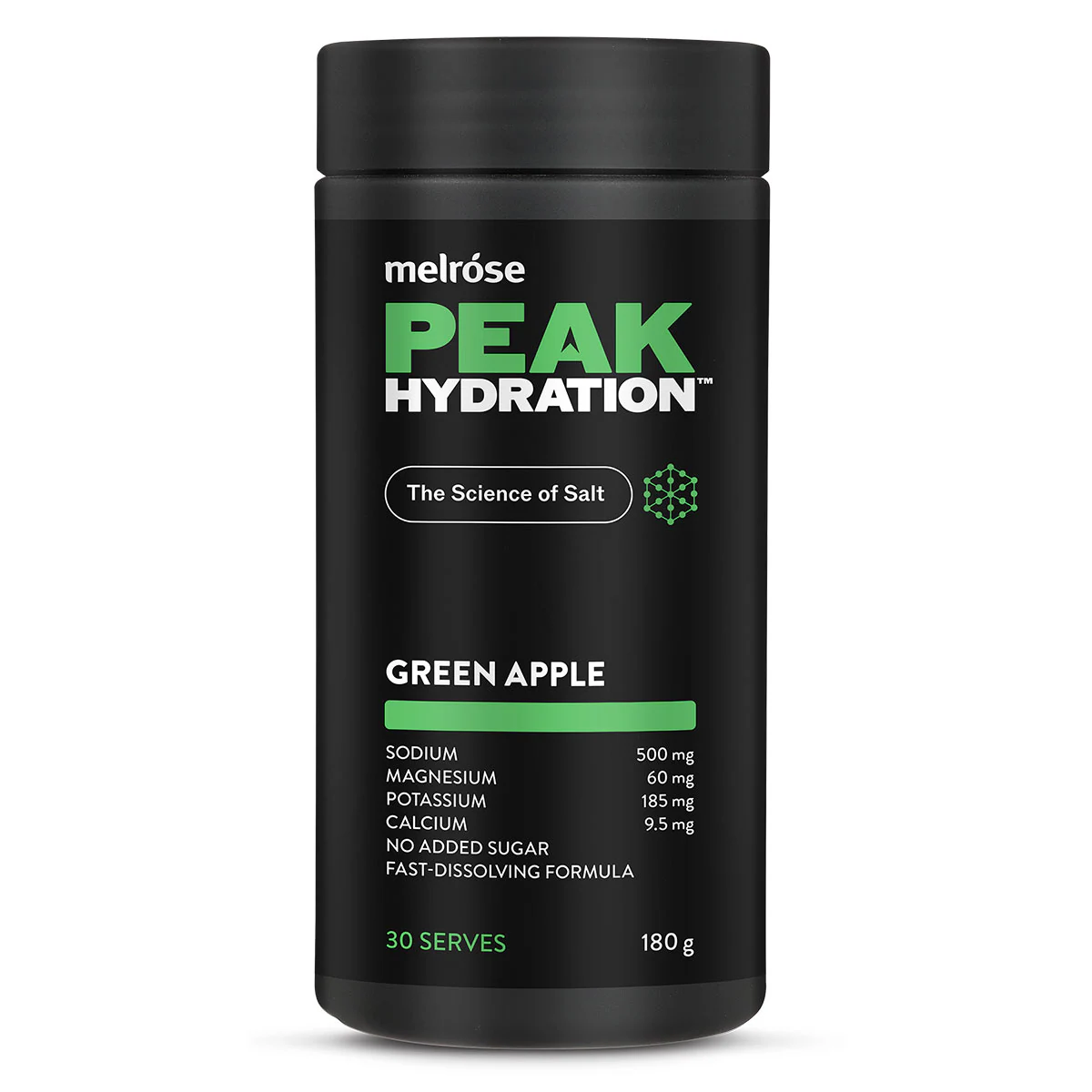 Thumbnail Melrose Peak Hydration Powder Green Apple 180g