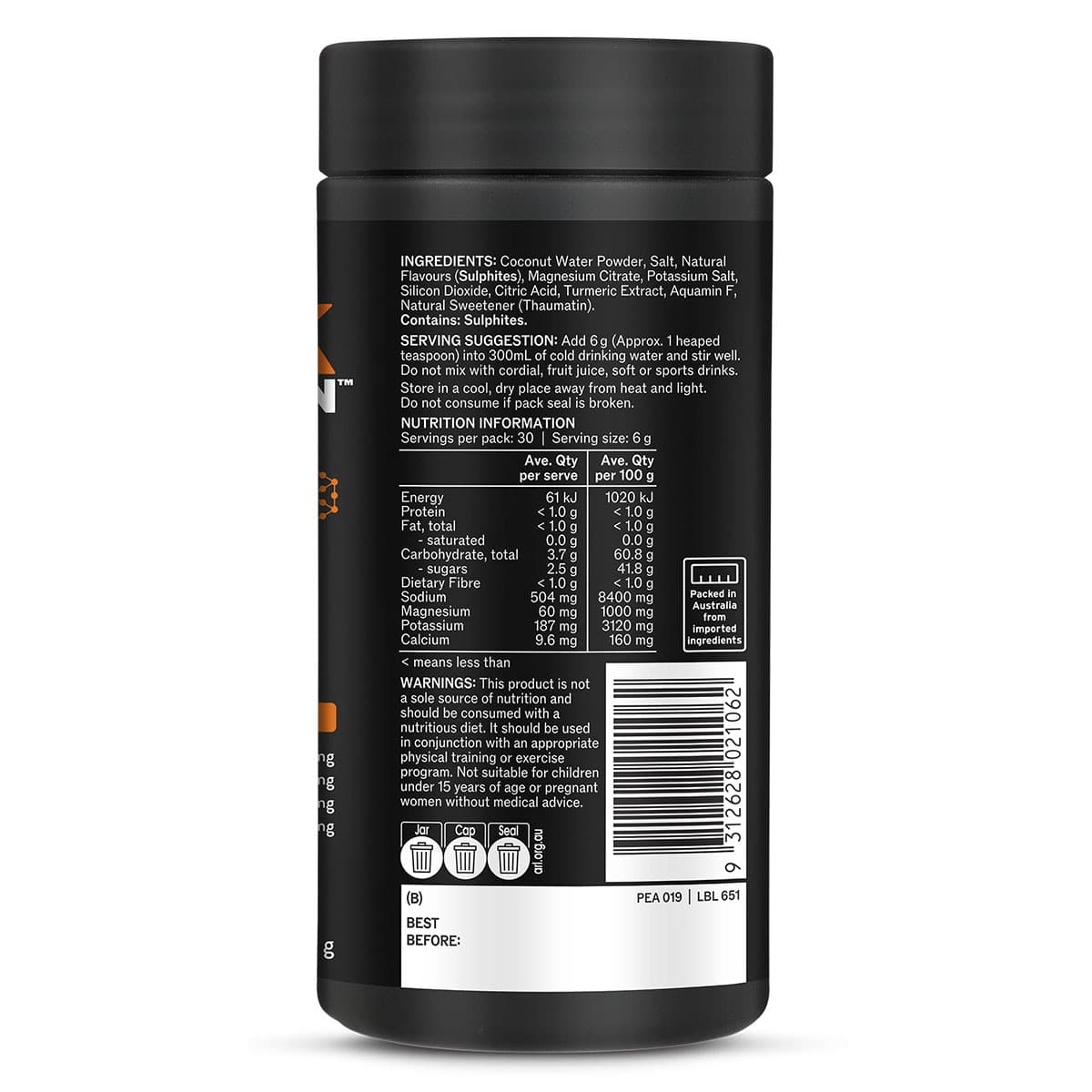 Thumbnail Melrose Peak Hydration Powder Orange 180g