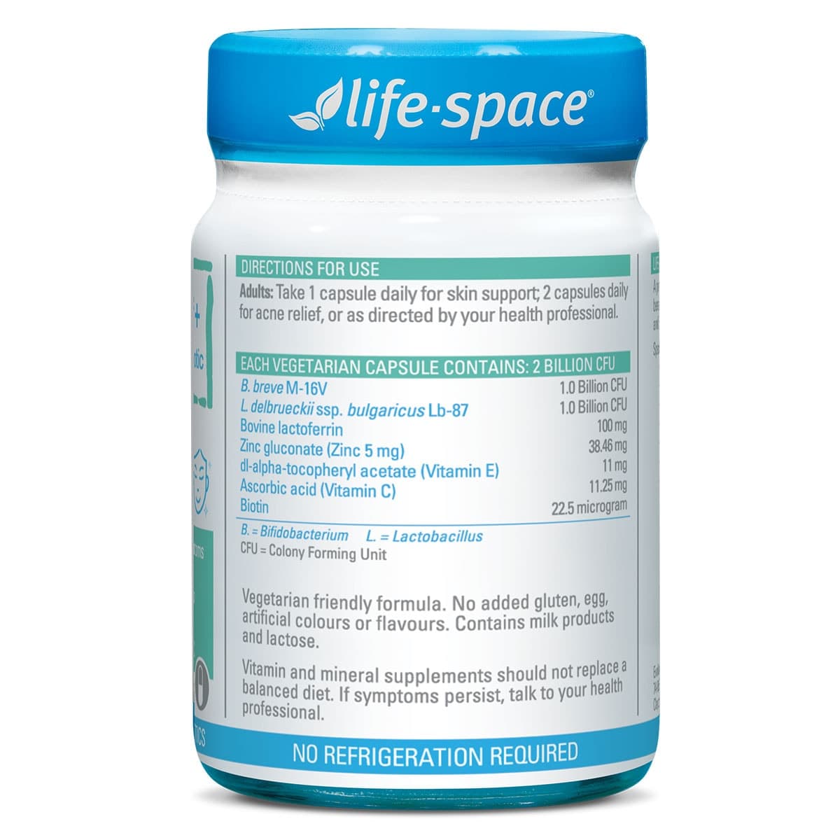Thumbnail Life-Space Acne Relief + Skin Rebalance Probiotic 30 Capsules