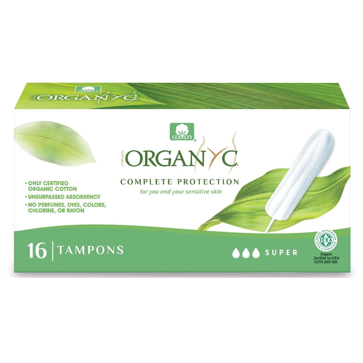 Thumbnail Organyc Tampons - Super 16 Pack