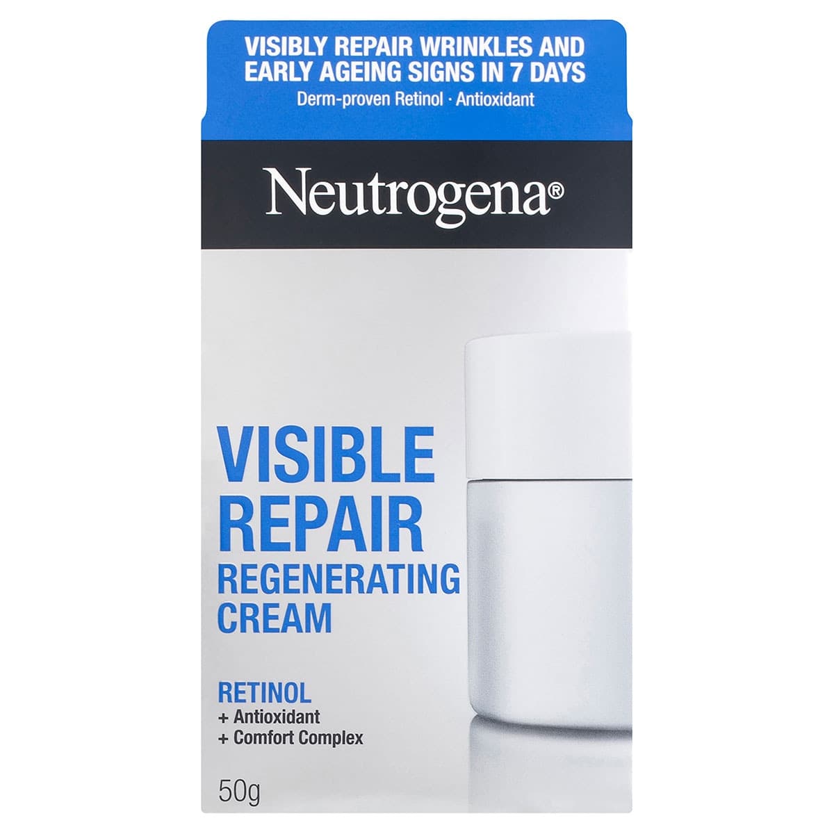 Thumbnail Neutrogena Visible Repair Retinol Regenerating Cream 50g