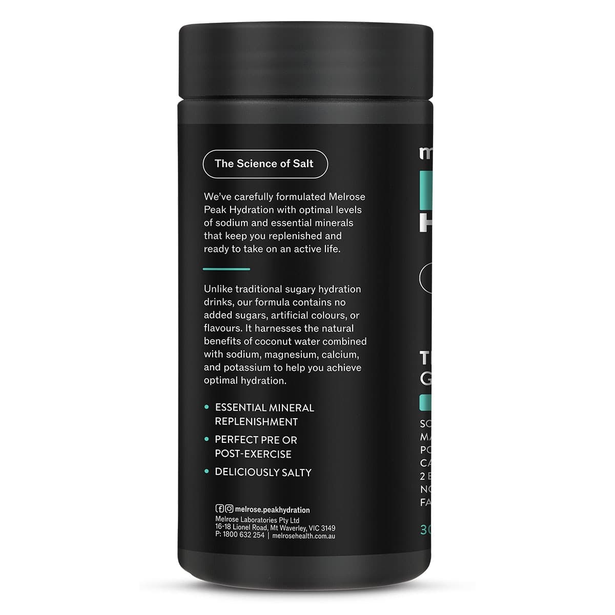 Thumbnail Melrose Peak Hydration Tropical Gut Restore 210g