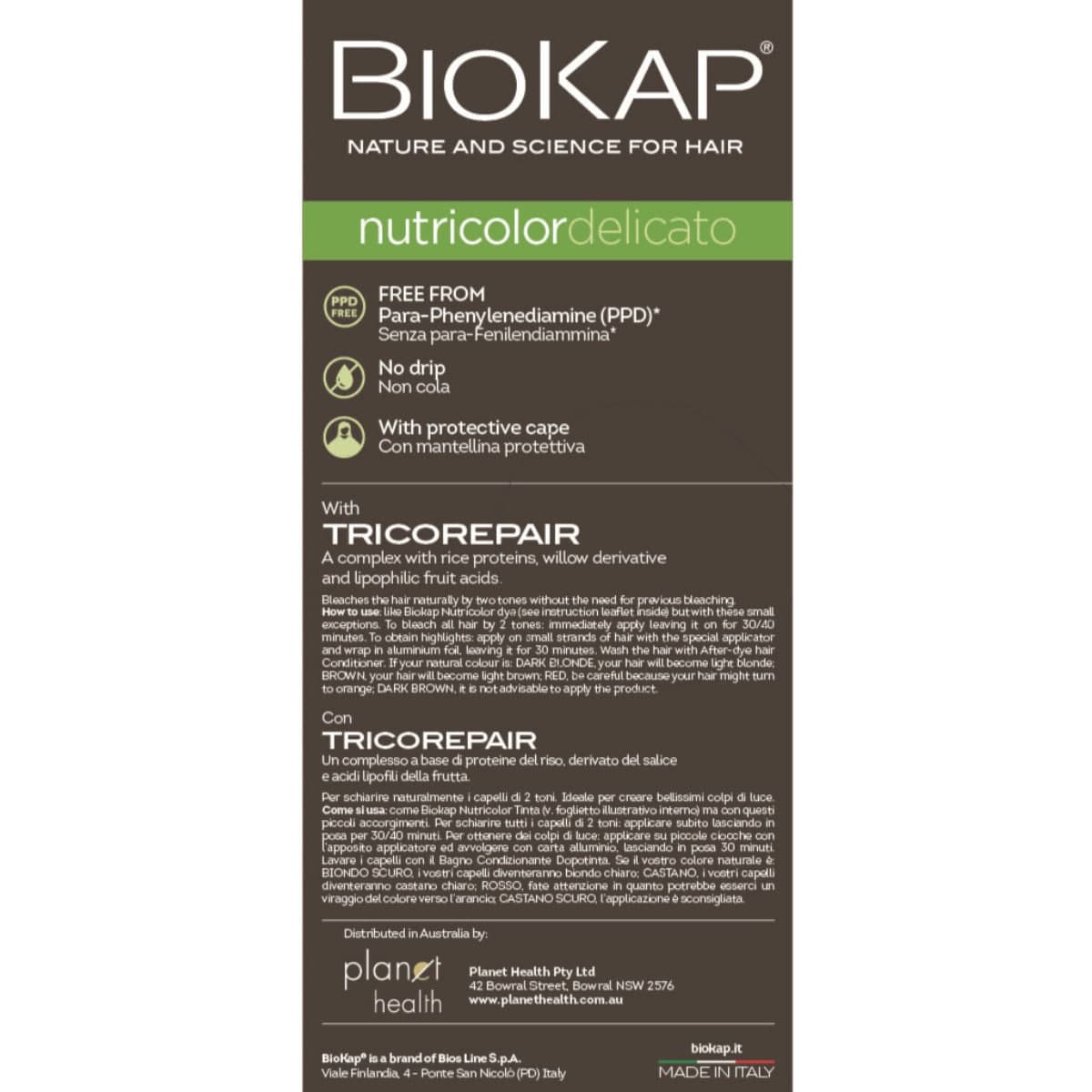 Thumbnail Biokap Nutricolor Delicato 8.03 Natural Light Blonde 140ml